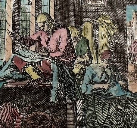 La costurera y el sastre, 1699. Abraham Santa Clara