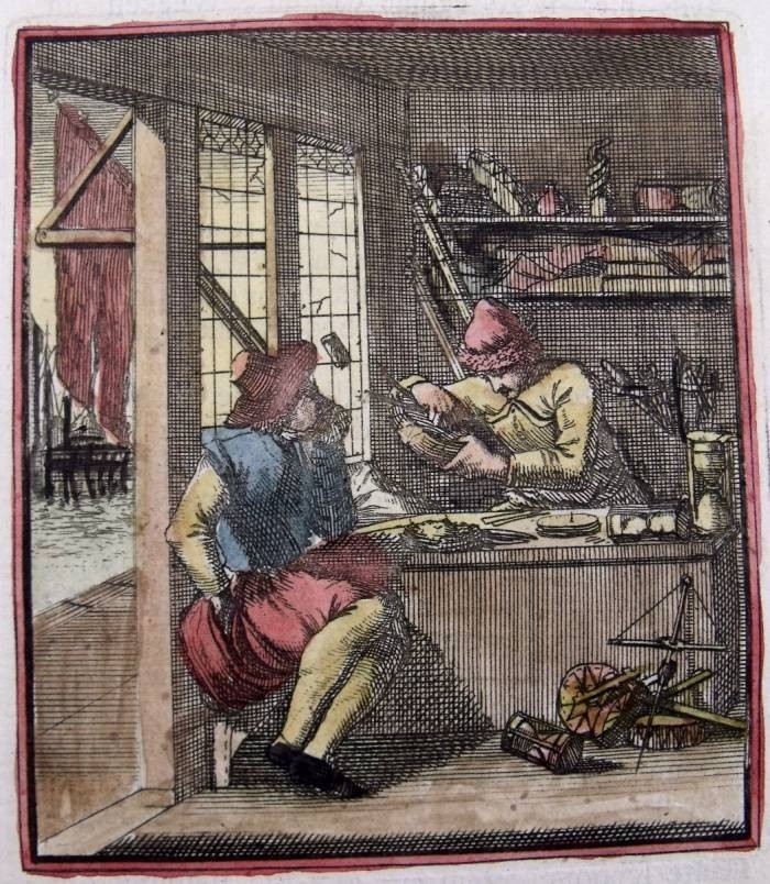 El fabricante de instrumentos científicos, 1699. Abraham Santa Clara