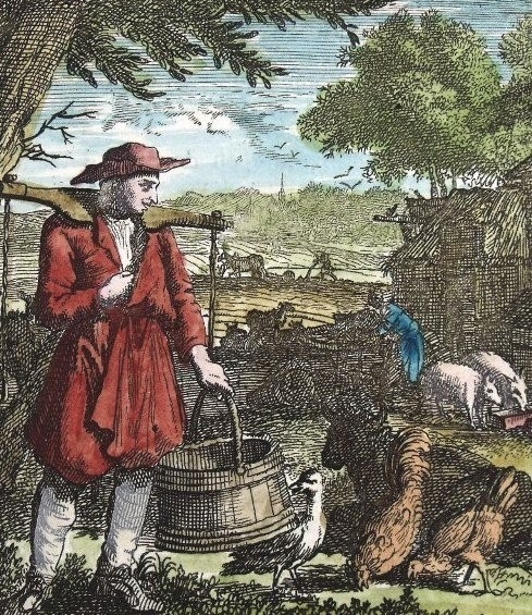 El trabajador agrícola, 1699. Abraham Santa Clara