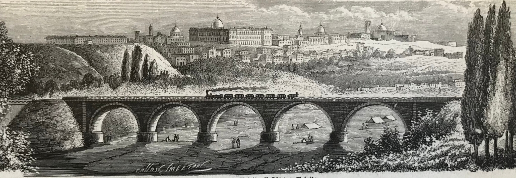 Vista panorámica de Madrid (España), 1865