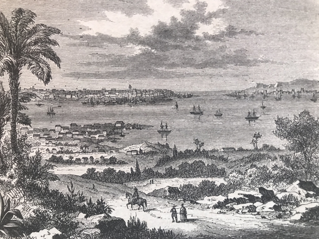 Vista panorámica de la ciudad de La Habana (Cuba, América), ca. 1850. Anónimo