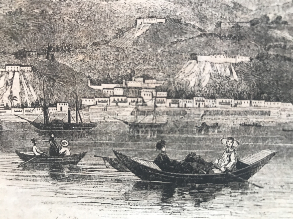 Vista  de Panamá (América central), 1844. Anónimo