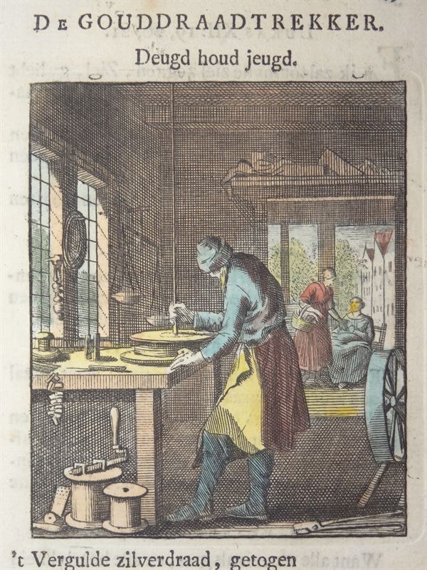 El fabricante de alambre, 1698. Weigel