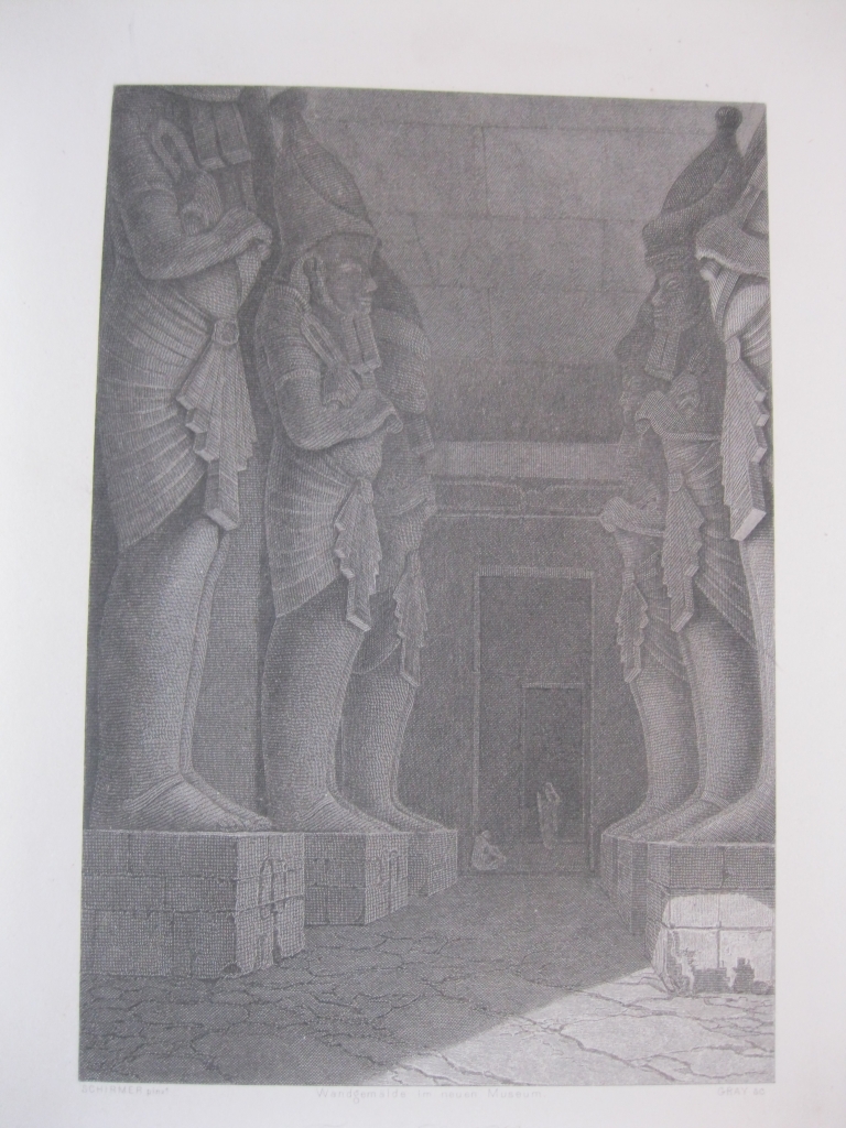 Vista  del Templo de Gerf Hussein (Egipto, África), 1850. Schirmer/Gray