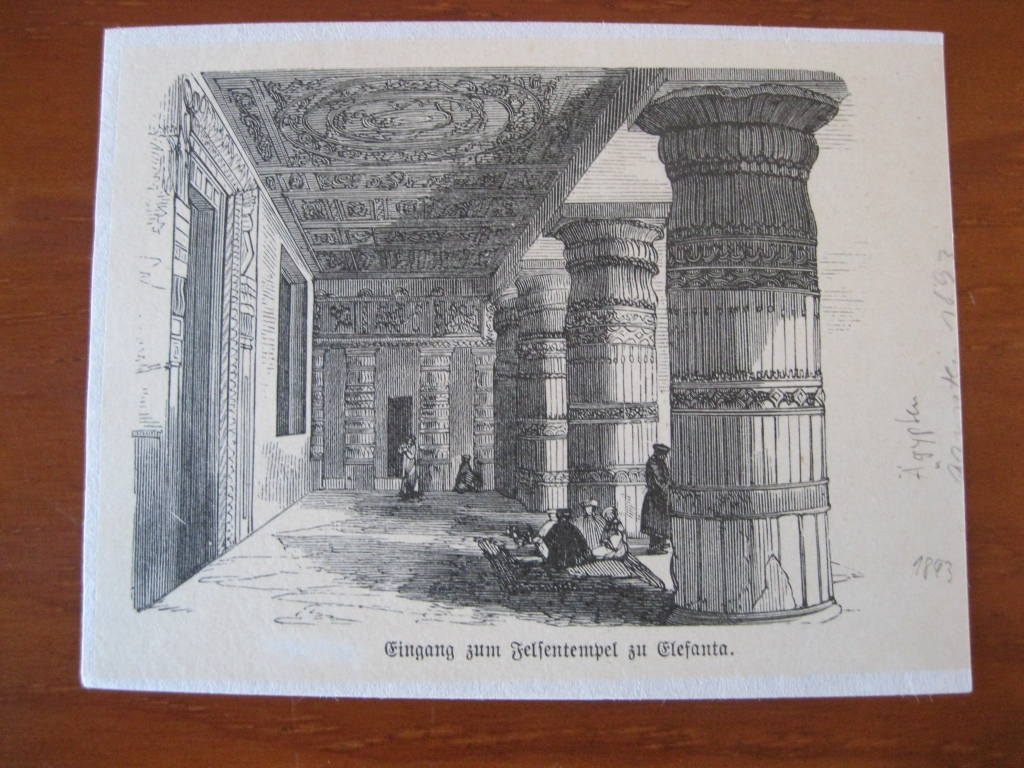 Vista del templo de la isla de Elefantina (Egipto, África)), 1893. Anónimo