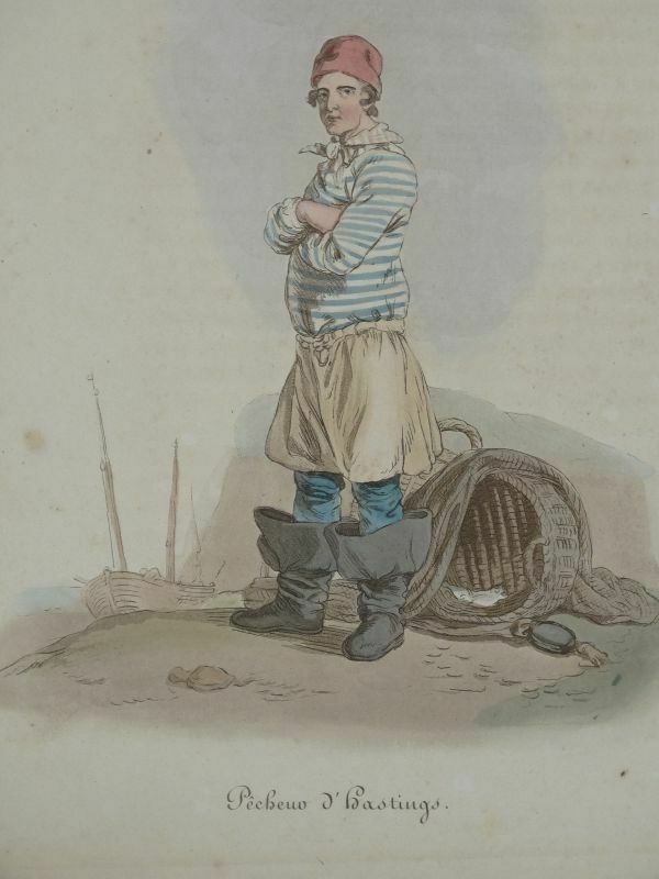 Pescador de Hastings, Inglaterra (Reino Unido), 1821. Anónimo