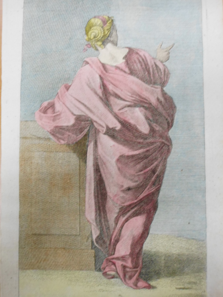 Mujer barroca, Johann Daniel Preissler, 1750