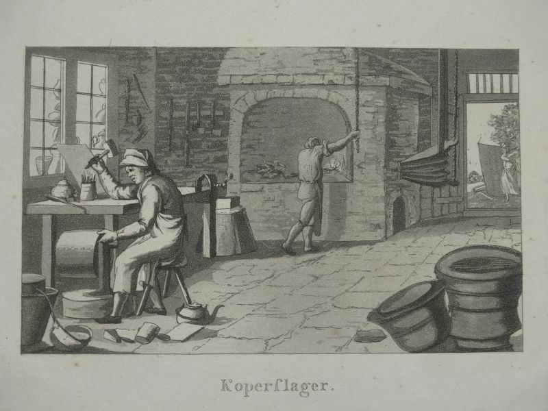 Trabajos de forja, hacia 1790. Anónimo