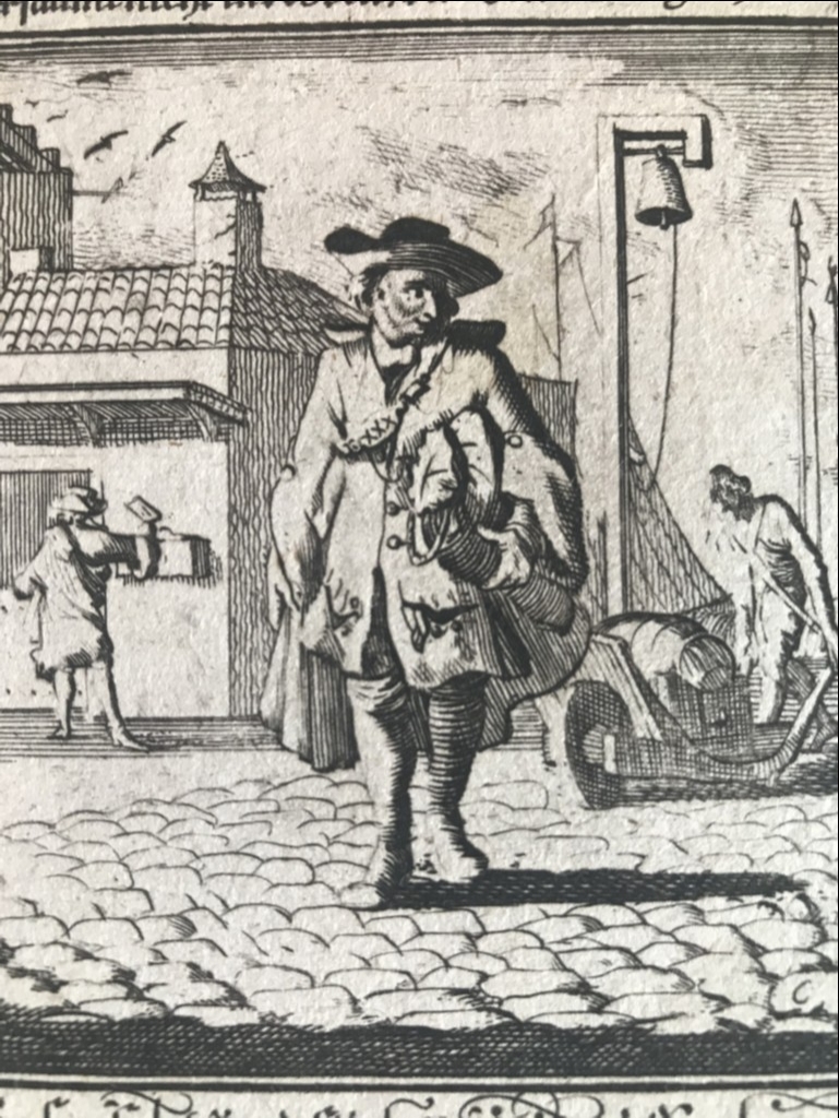 El mensajero, 1699. Luyken/Weigel