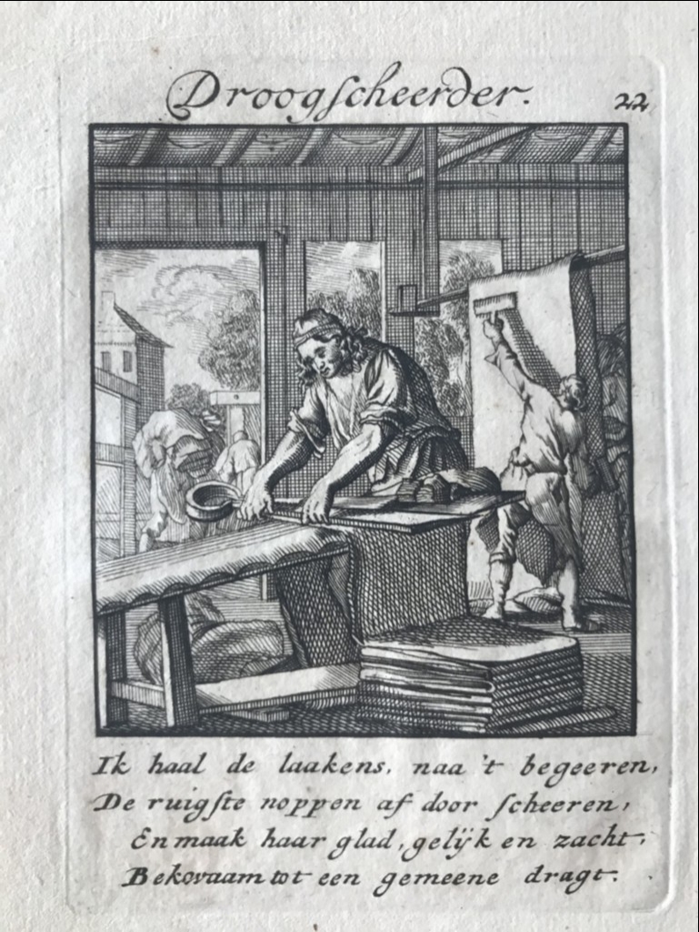 Trabajadores de cuero, 1704. Luyken/Weigel