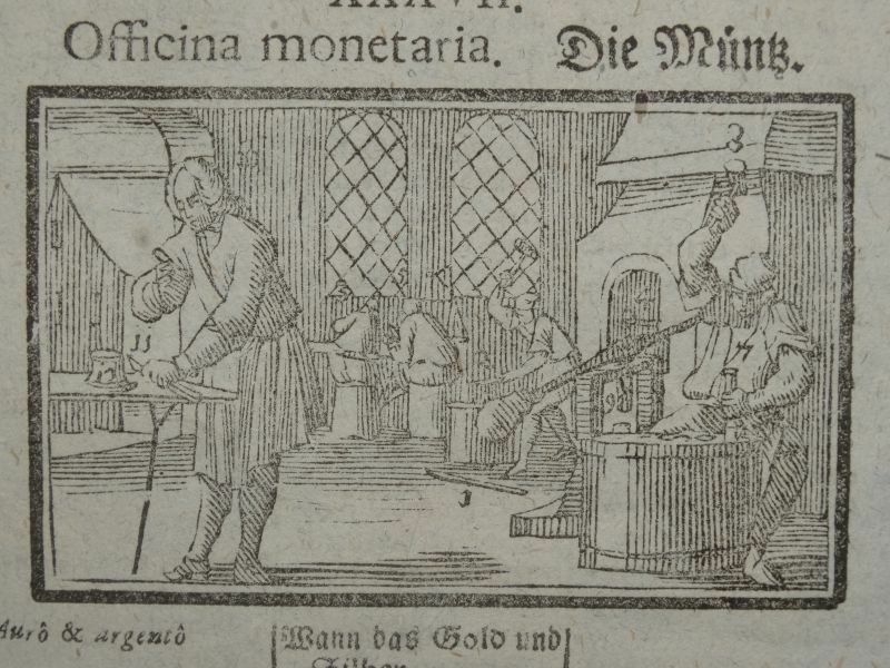 Acuñadores de monedas, 1754. Anónimo