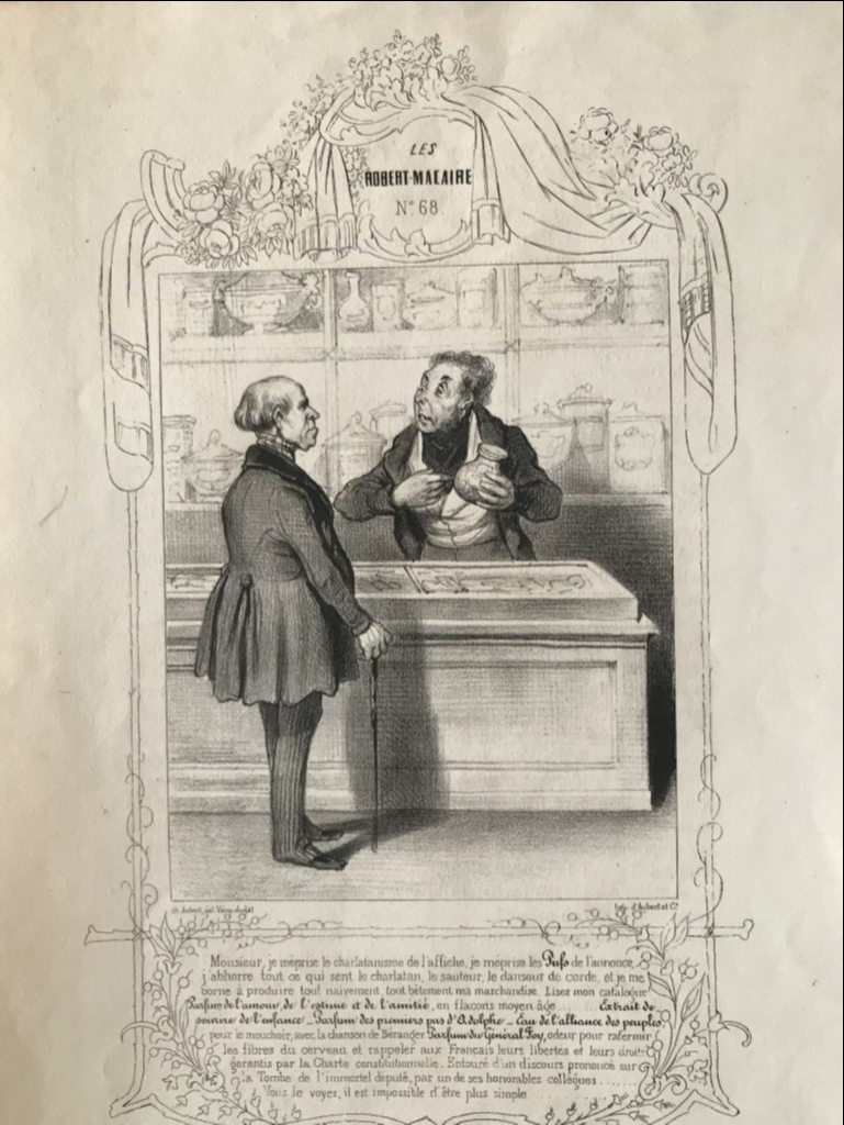 Vendedor de perfumes, 1839. Aubert /Lacranfe