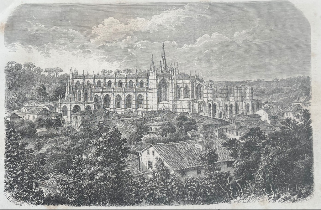 Vista del monasterio de Batalha (Portugal), 1861. Catenacci/Lefevre