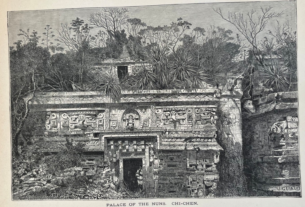 Palacios de Chichén Itza y Uxmal (Yucatán, México), hacia 1880. Varios autores