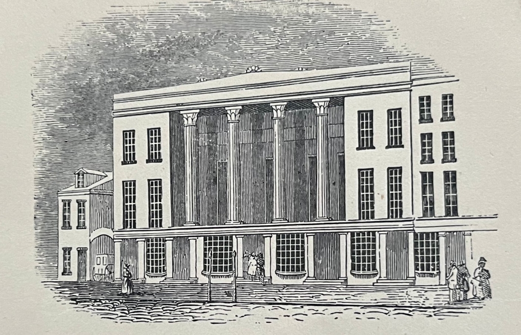 Facultad de medicina de la universidad de Nueva  York (EEUU), 1846. Anónimo