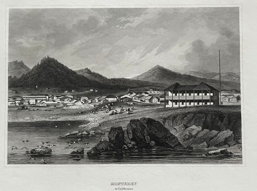 Vista de Monterrey en California (EEUU), hacia 1850. H.J. Meyer