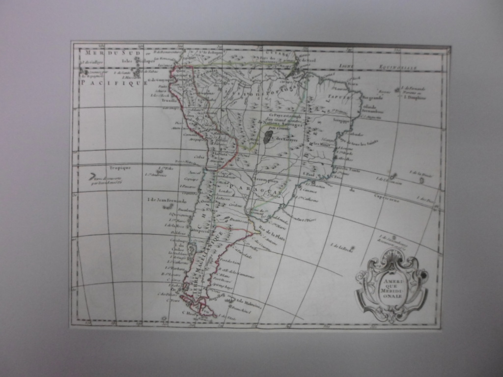 Mapa de Sudamérica, 1759, Le Rouge