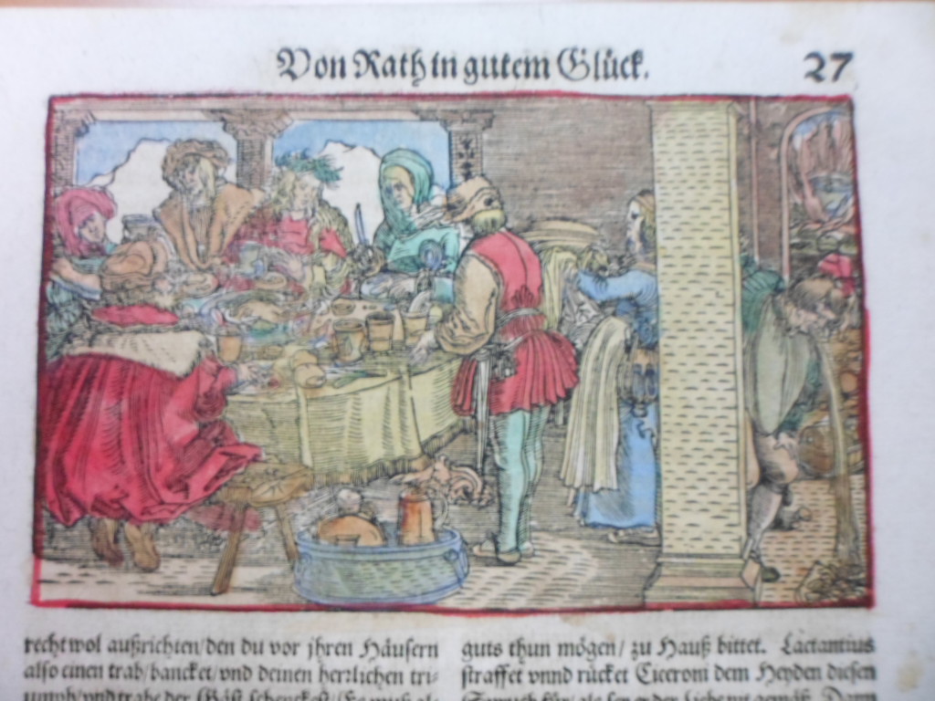 Banquete renacentista, 1532, Hans Weiditz