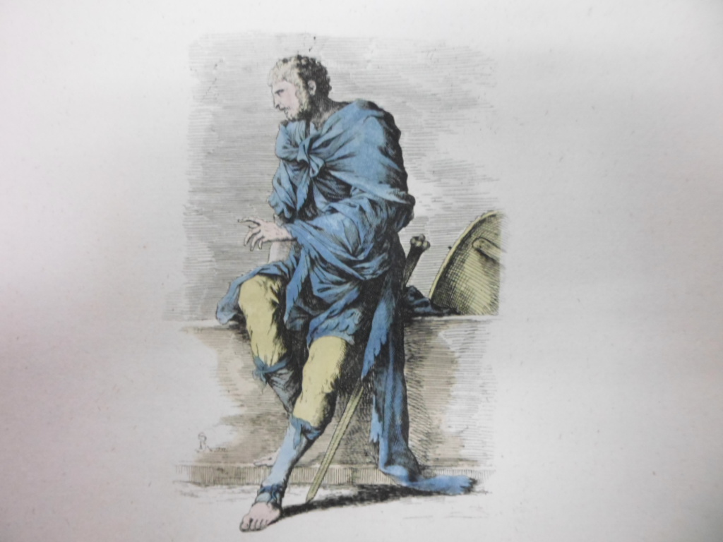 Figura de hombre sentado, 1679, Sandrart