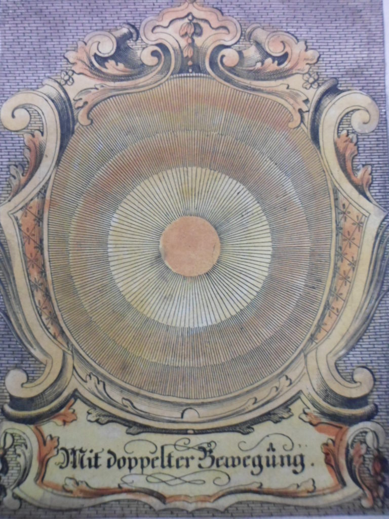 Emblema sobre la doble refracción solar, 1680,, Jonh Arndt