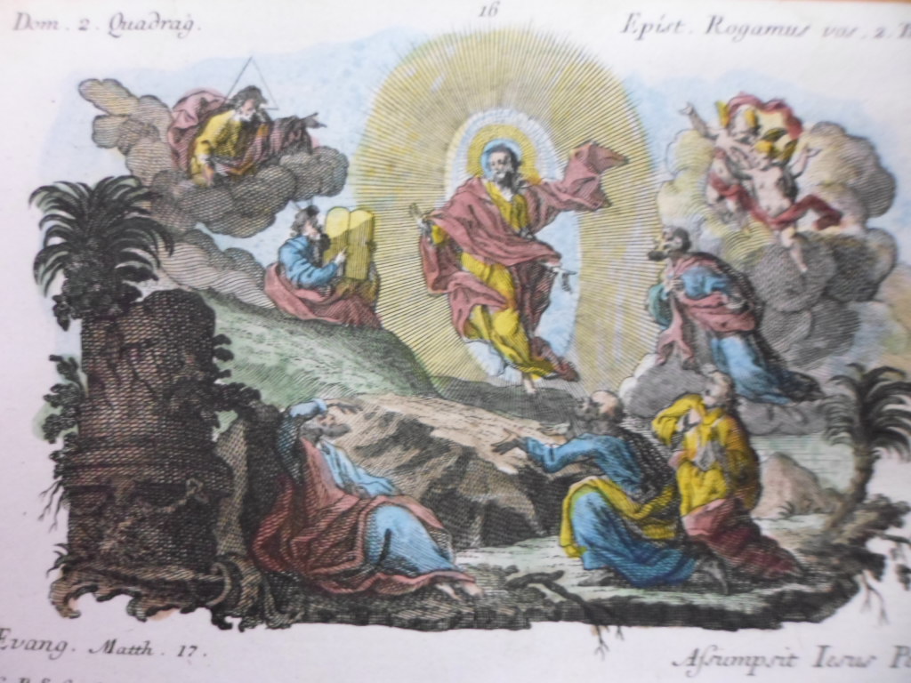 La transfiguración de Jesucristo, 1720, Johan Klauber