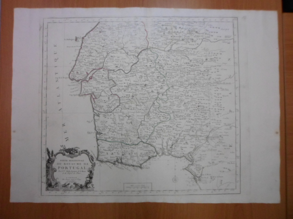 Gran mapa del Sur de Portugal, 1784, Francesco Santini