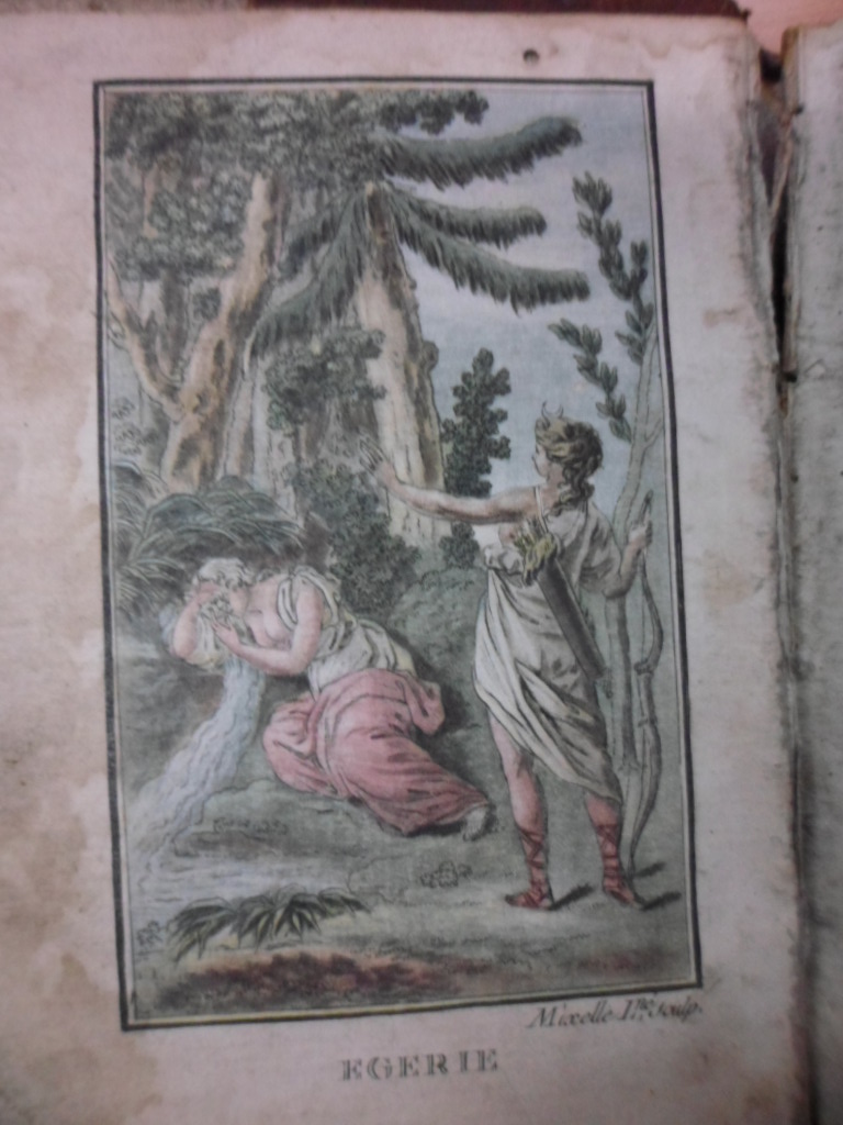 Tableaux de la Fable, 1787, M. Sylvain. Contiene 1 frontispicio y 2 grabados
