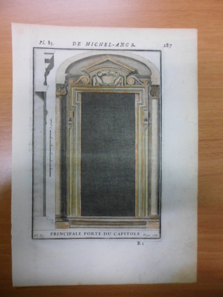 Antigua Puerta del Capitol, 1764, Vignola