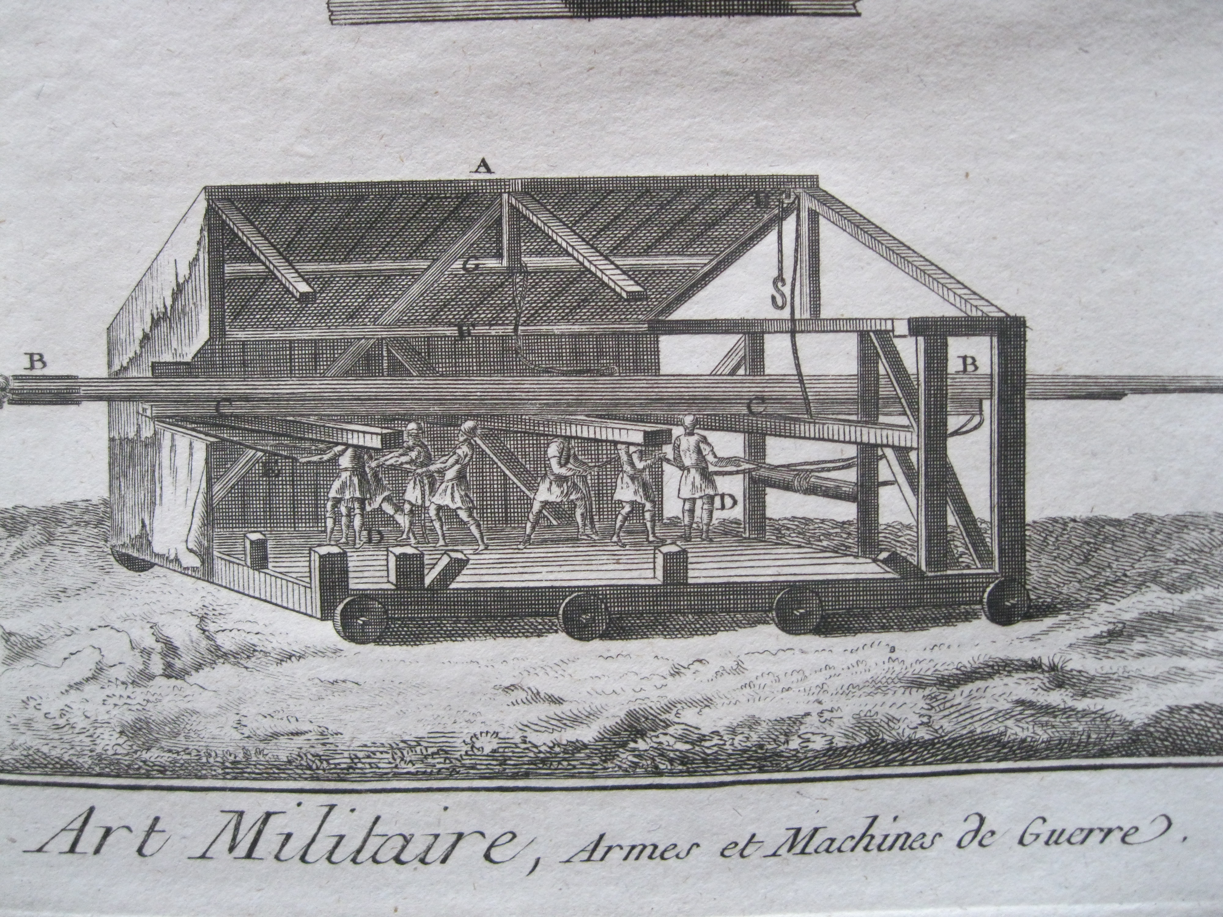 Arte militar VIII.Armas y máquinas de guerra.Diderot et D'Alembert, 1779