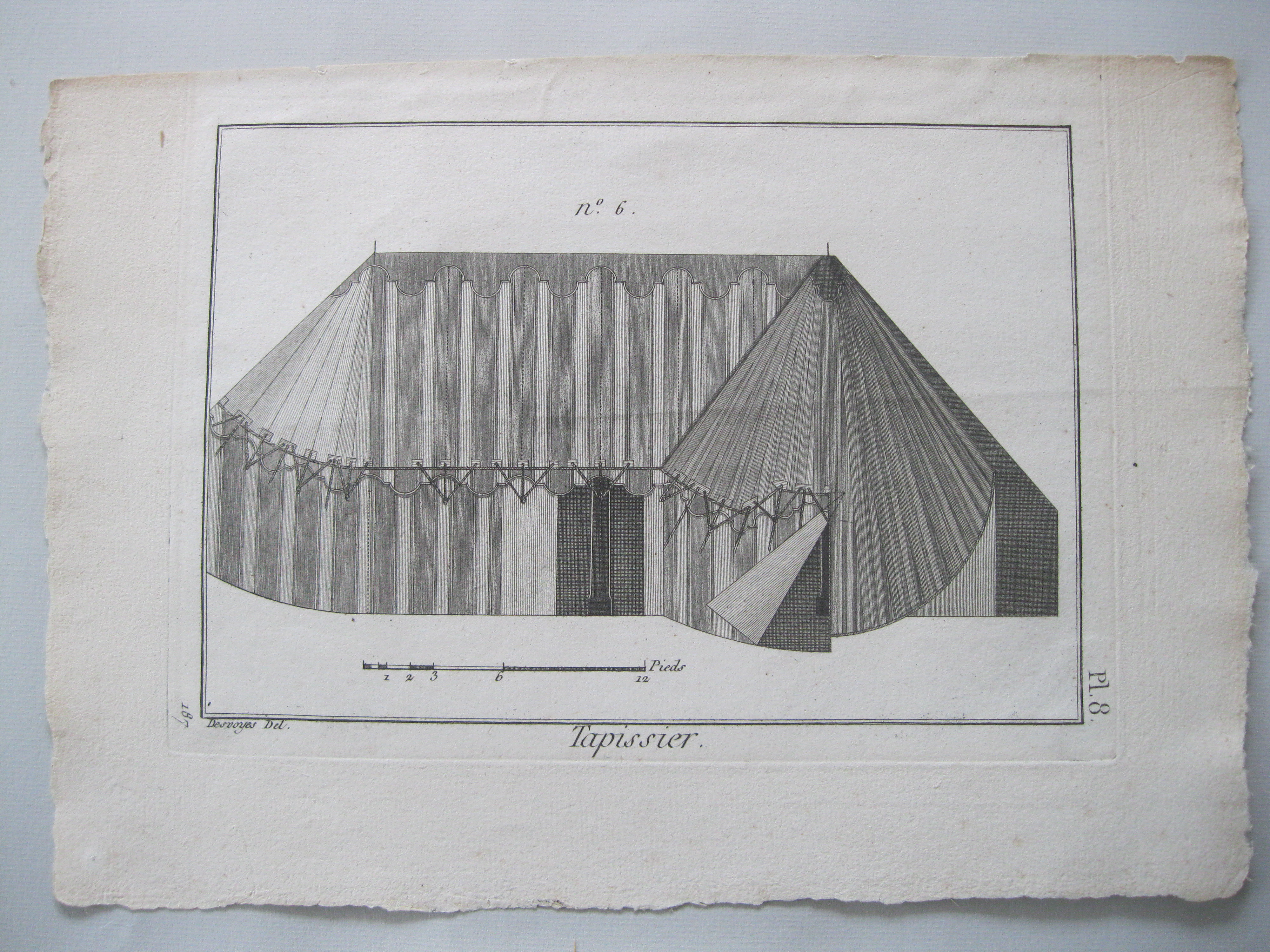 Oficios.Tapissier III. Diderot et D'Alembert, 1779.