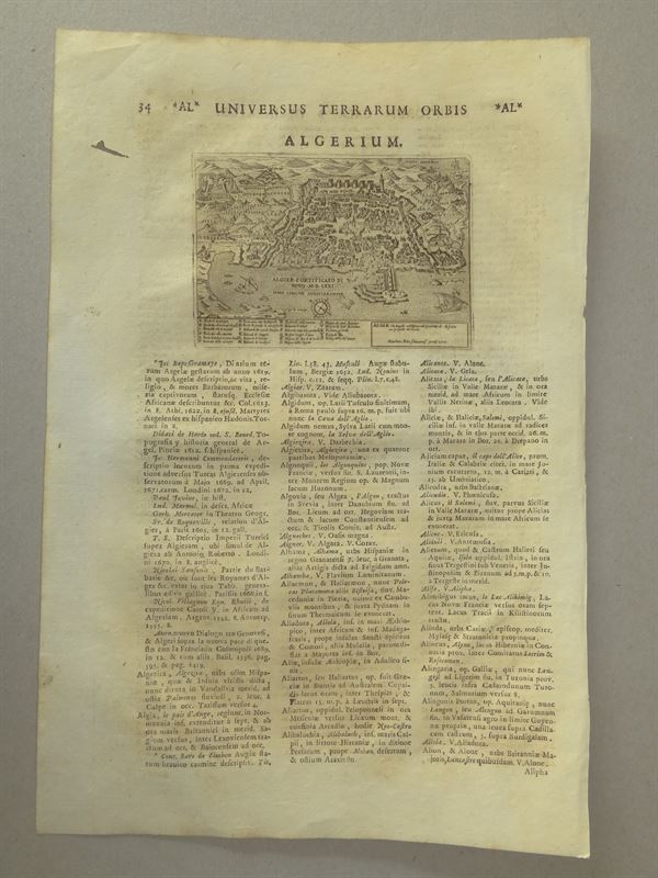 Puerto de Argelia (África), 1713. Lasor a Varea/Savanarola