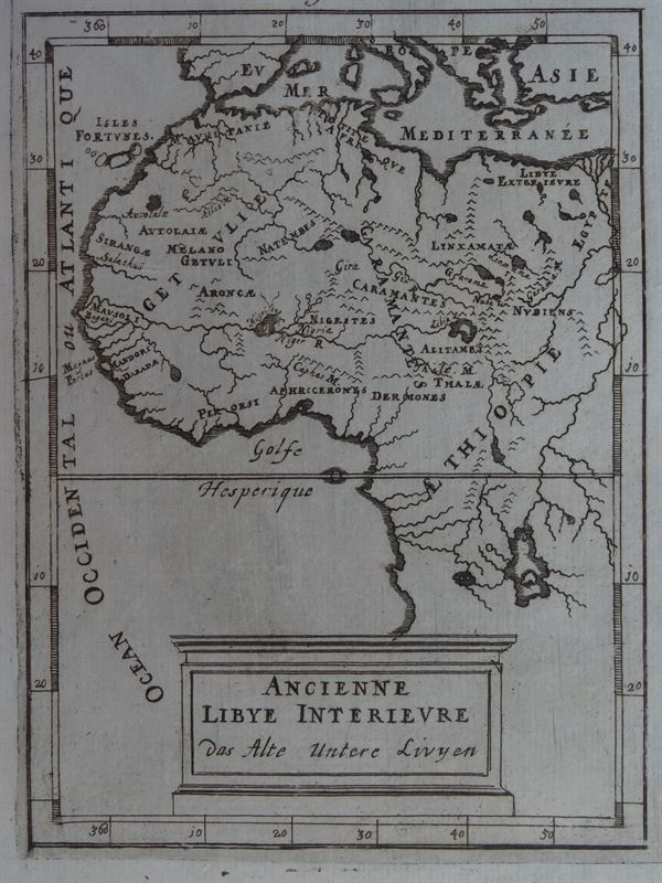 África del norte y oeste, 1719. Mallet