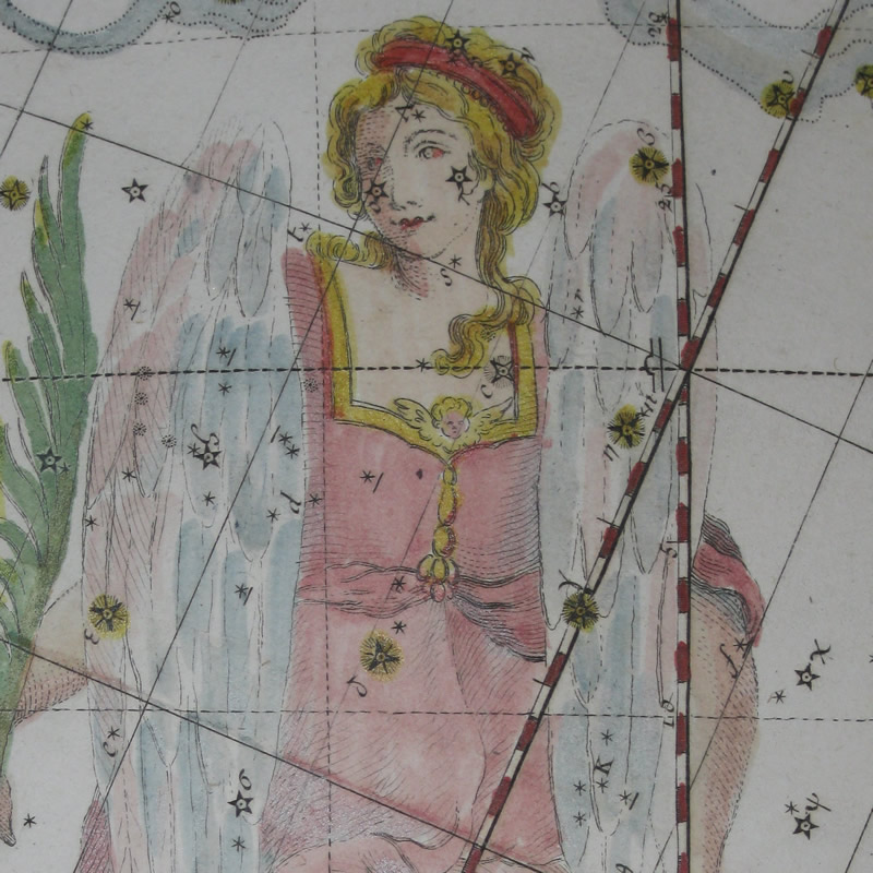 Constelación de Virgo, Flamsteed, 1776