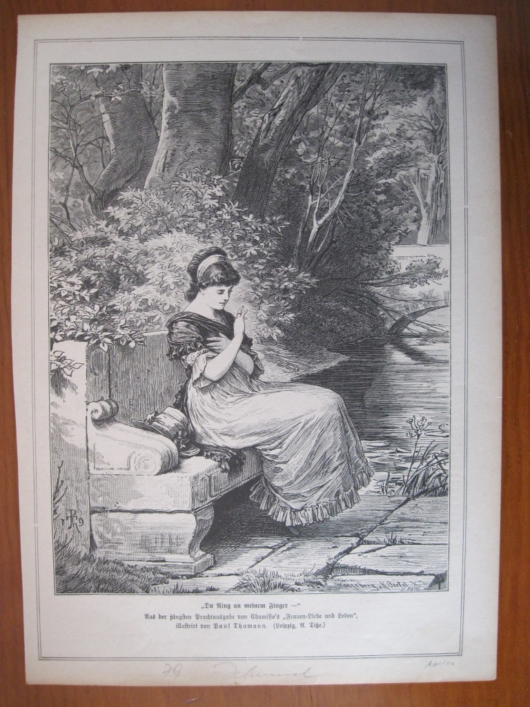 Mujer observando su anillo, 1879.