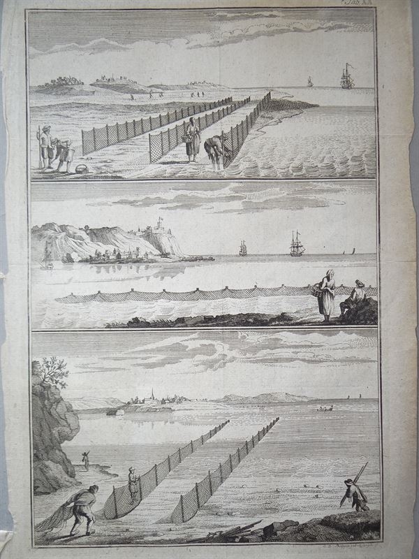 Arte de la pesca y marisqueo XI, 1773. Schreber
