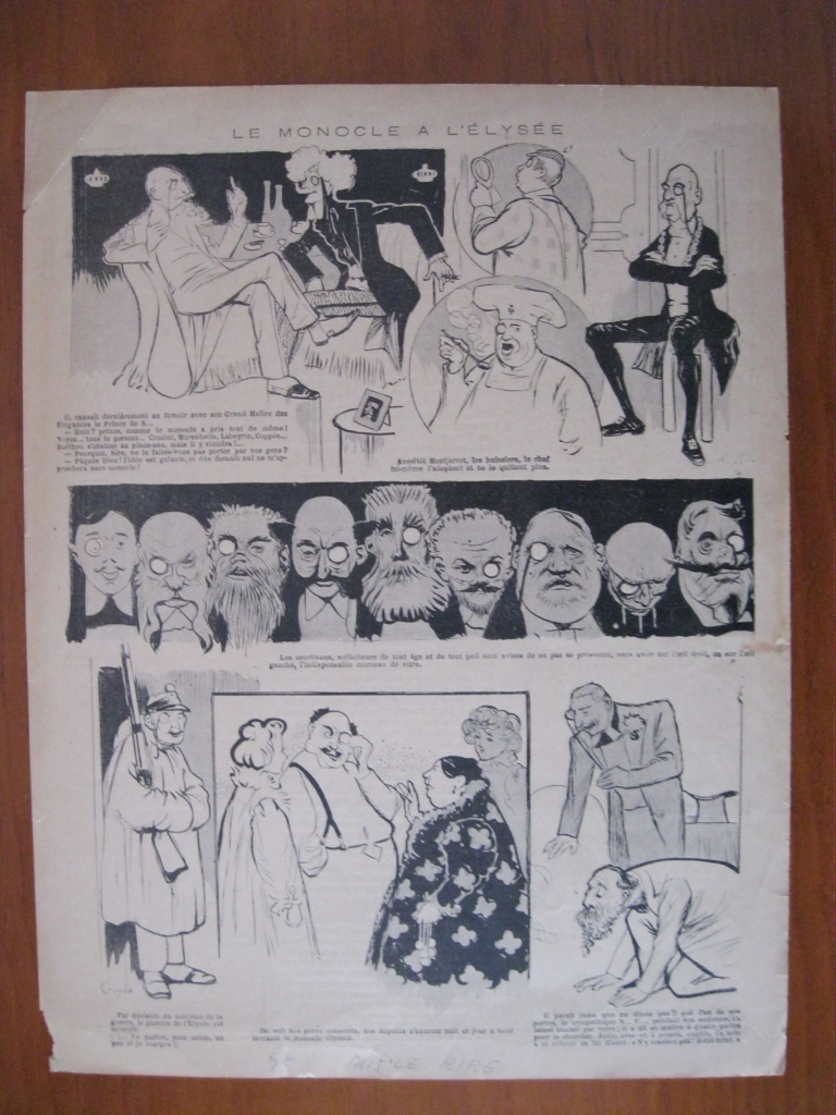 Viñetas humorísticas, 1895. Anónimo