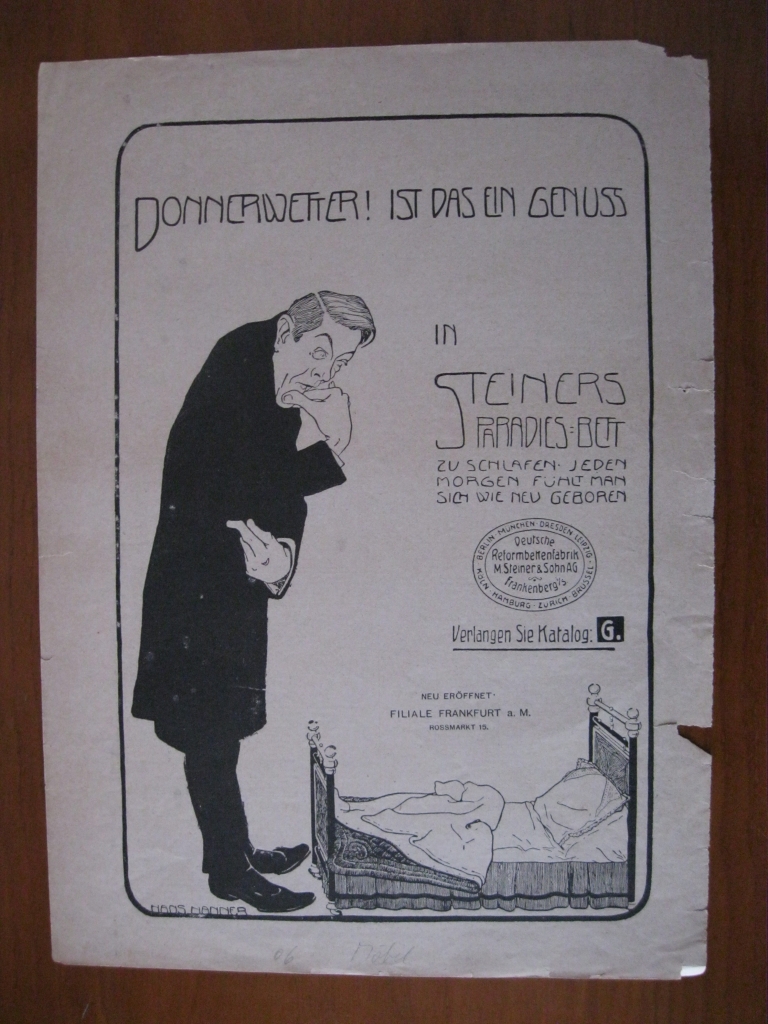 Anuncios publicitarios alemanes, 1906. Anónimo