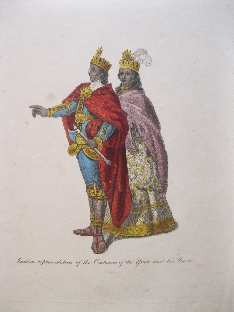 Emperadores Incas (Perú, América del Sur), circa 1850. Anónimo