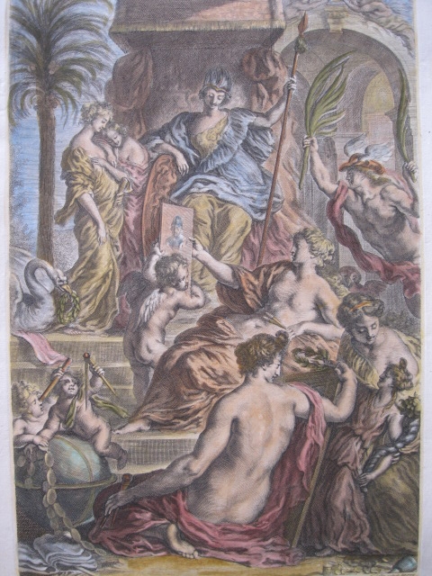 Escena mitológica romana, 1679. Sandrart