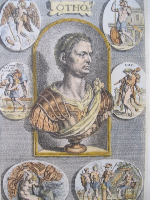 Retrato del emperador romano Otón, 1679. Sandrart