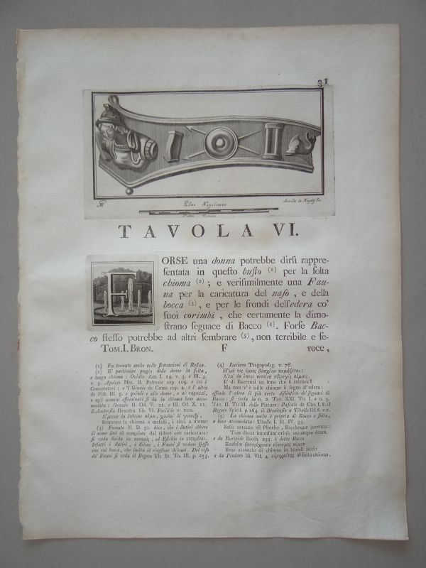 Antiguedades romanas de Herculano IV (Italia), 1767. Bayardi/Casanova/Fiorillo