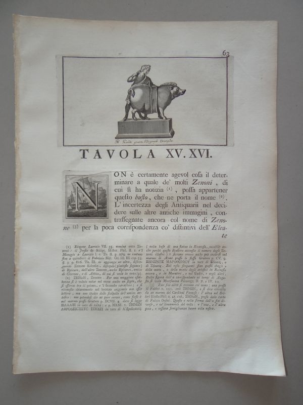 Antigüedades romanas de Herculano III (Italia), 1767. Bayardi/Casanova/Deang