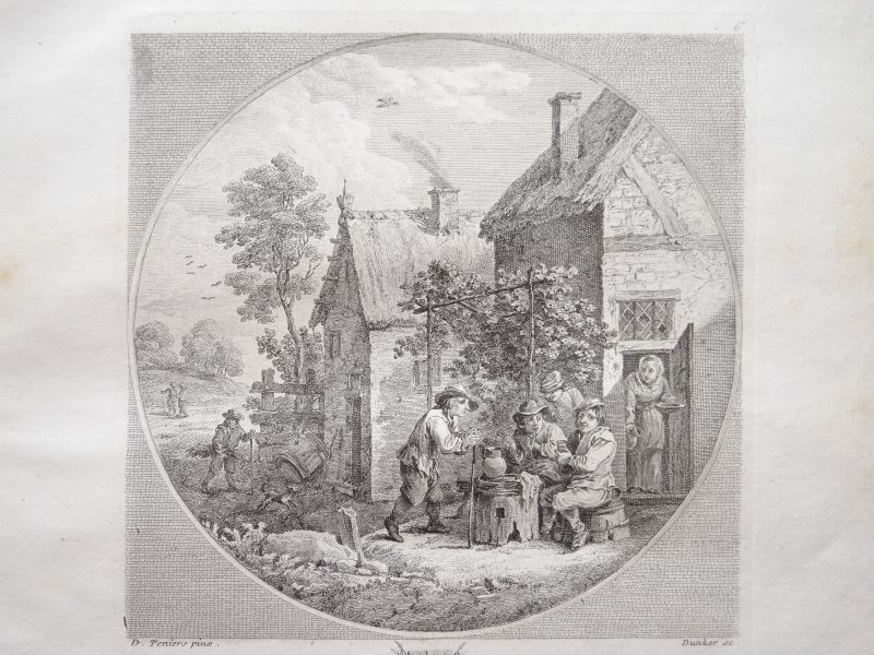 Campesinos tomando vino, 1771. Basan/Dunker