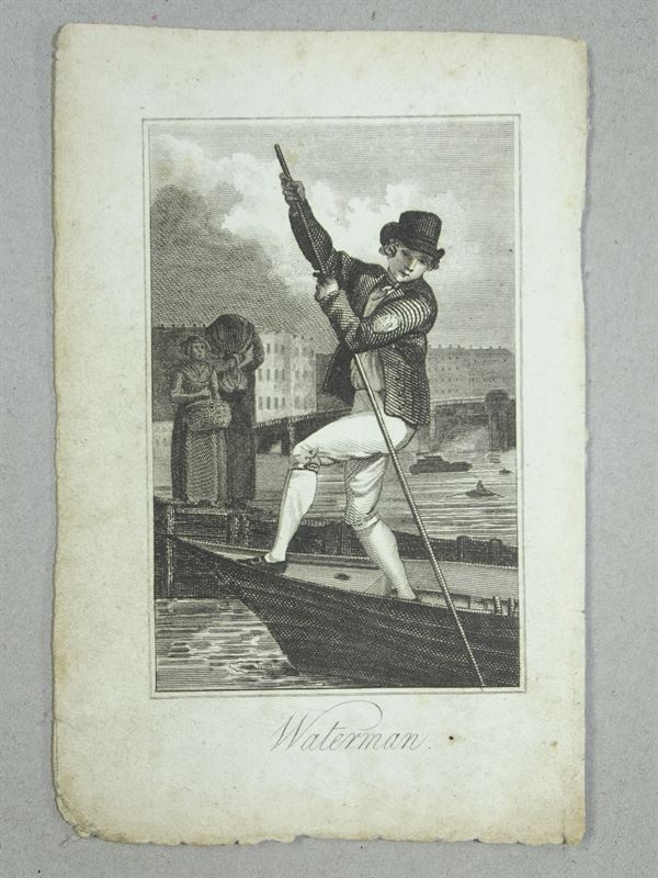 El barquero, 1806. Tabart
