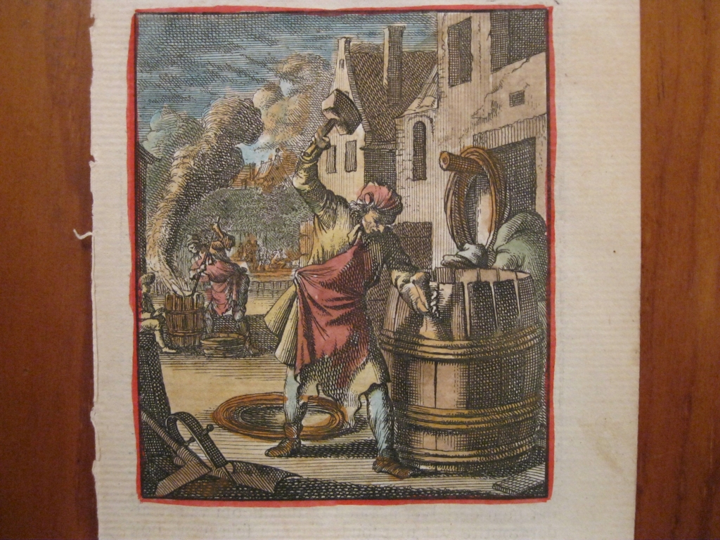 El fabricante de barriles, 1699. Weigel