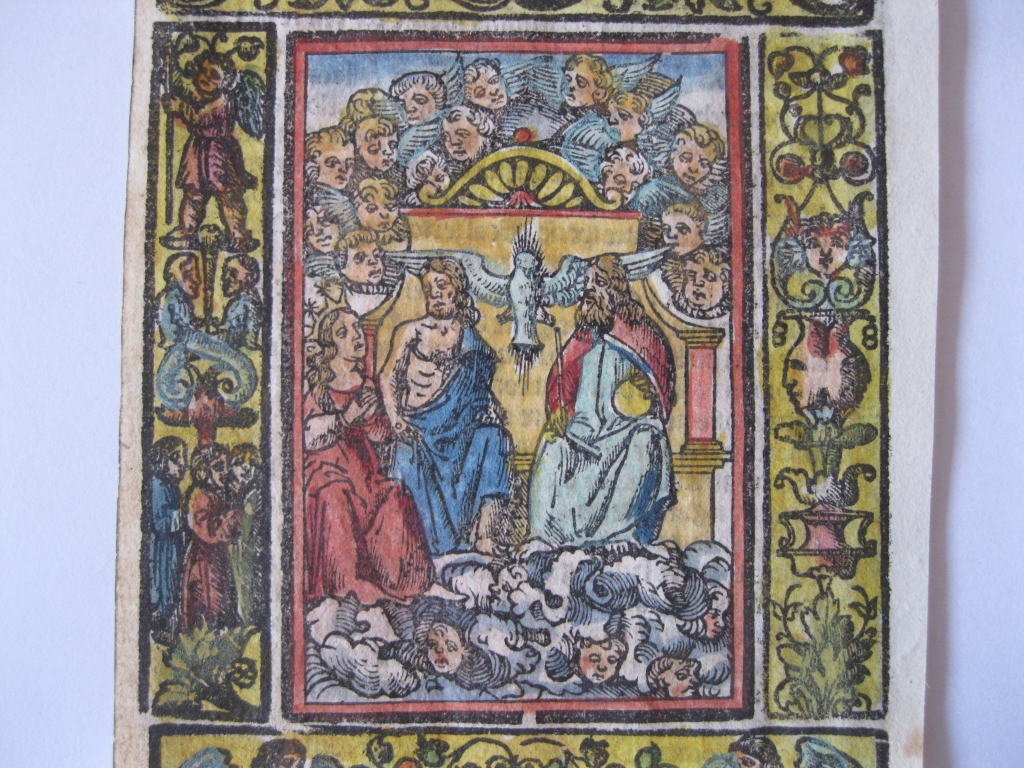 Xilografía del Rosario, 1524. Castello