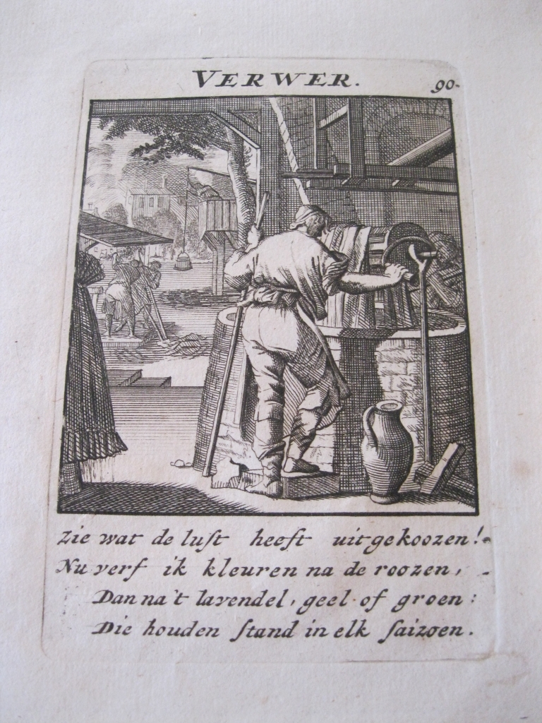 El fabricante artesano textil,1750. Luyken