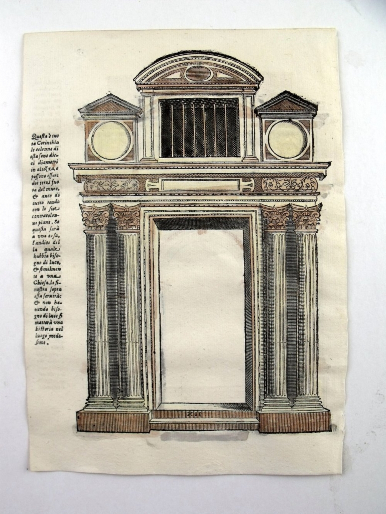 Puertas del  Renacimiento, 1565. Serlio