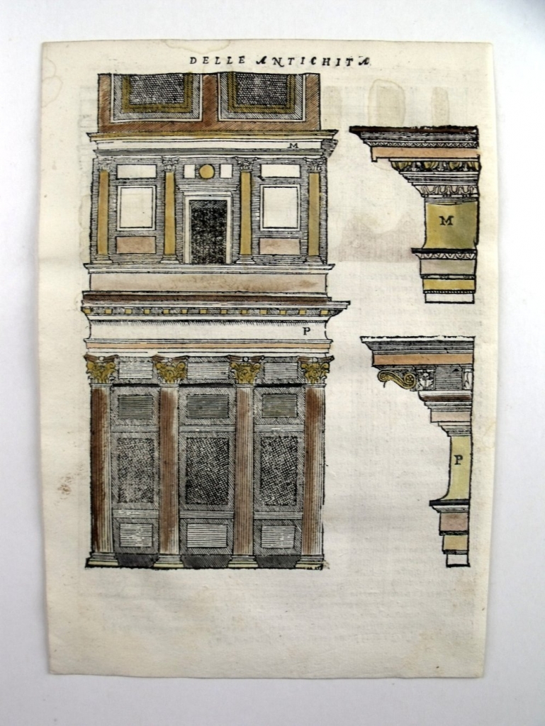 Decoración arquitectónica, 1565. Serlio