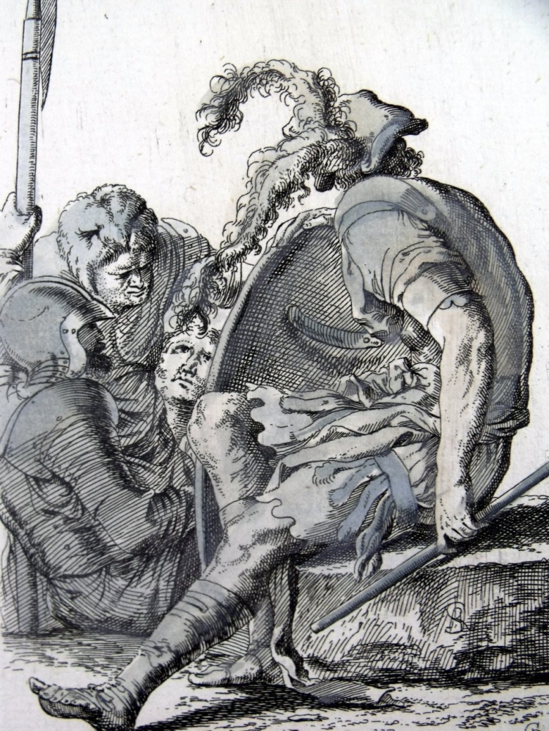 Figura de varios soldados, 1679. Salvator Rosa